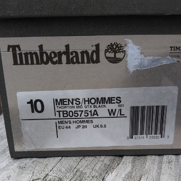 Timberland Men's Dark Gray Boots - Picture 8 of 9